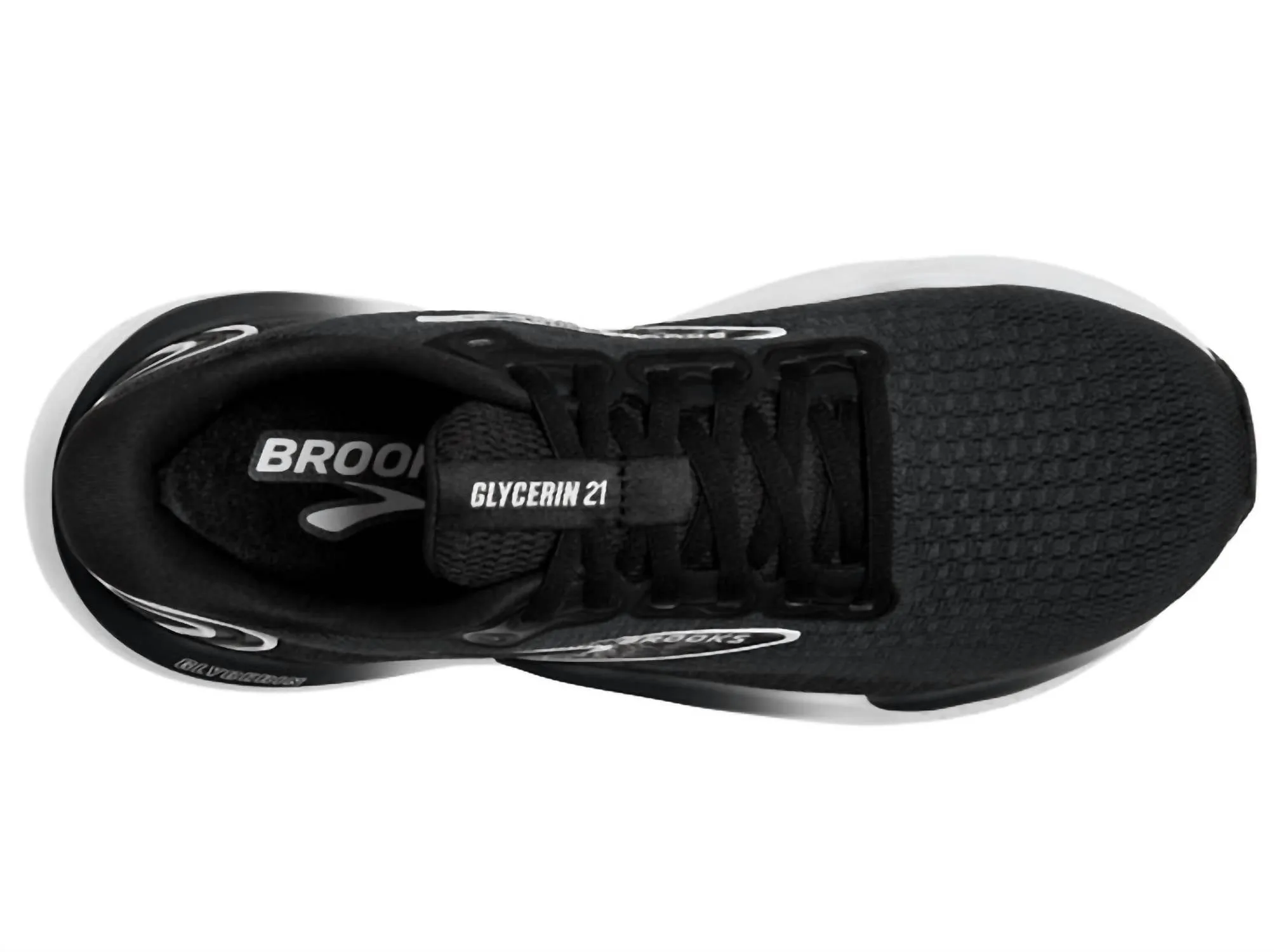 Men's Glycerin Gts 21 Running Sneaker In Black/grey/white