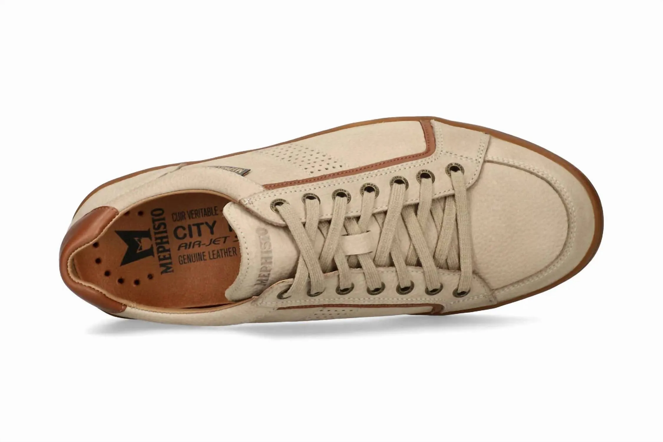 Men's Harrison Casual Two-Tone Oxford Sneaker In Sand