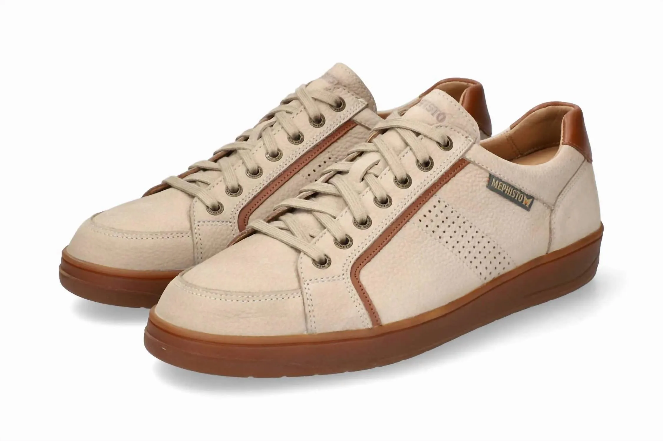 Men's Harrison Casual Two-Tone Oxford Sneaker In Sand