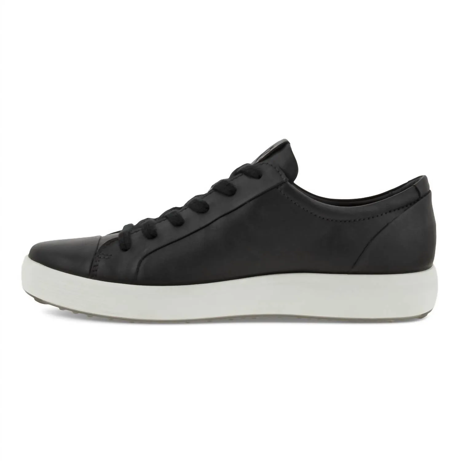 Men's Soft 7 City Leather Sneaker In Black