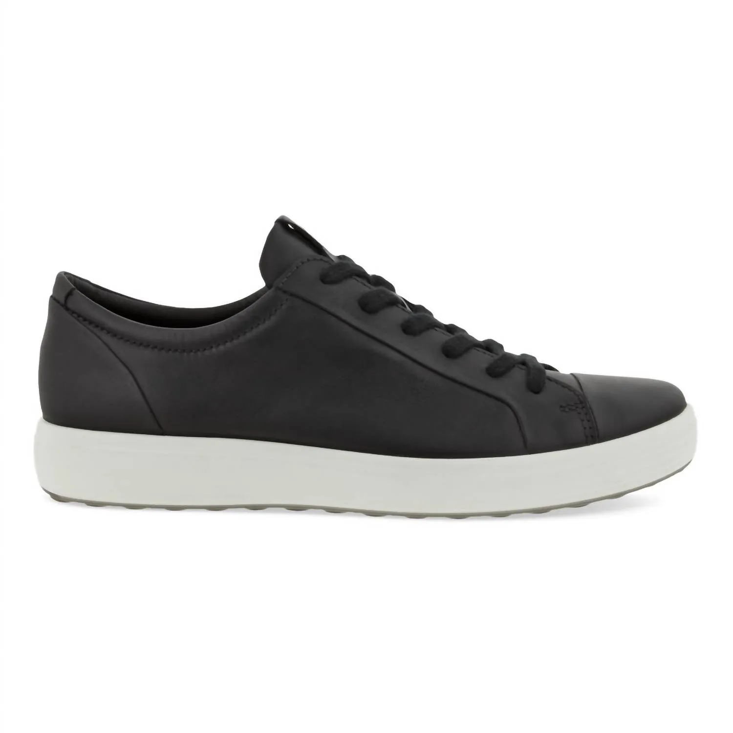 Men's Soft 7 City Leather Sneaker In Black