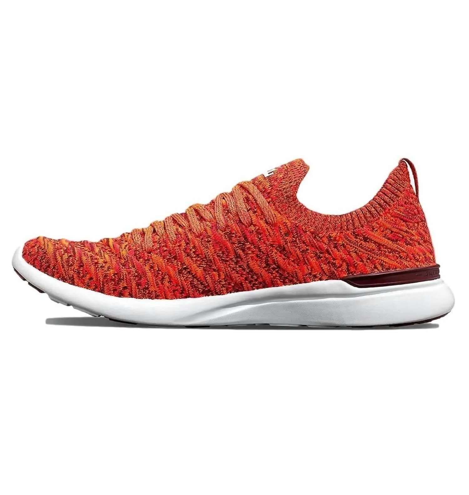 Men's Techloom Wave Sneaker In Burgundy/magenta/melange