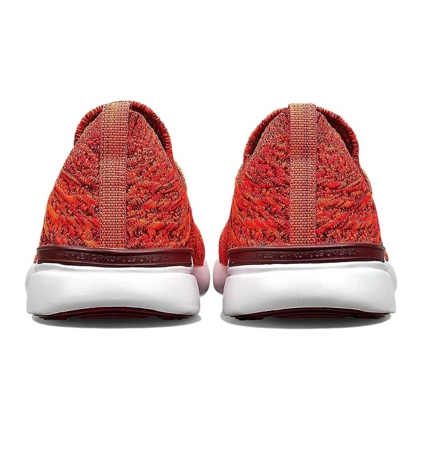 Men's Techloom Wave Sneaker In Burgundy/magenta/melange