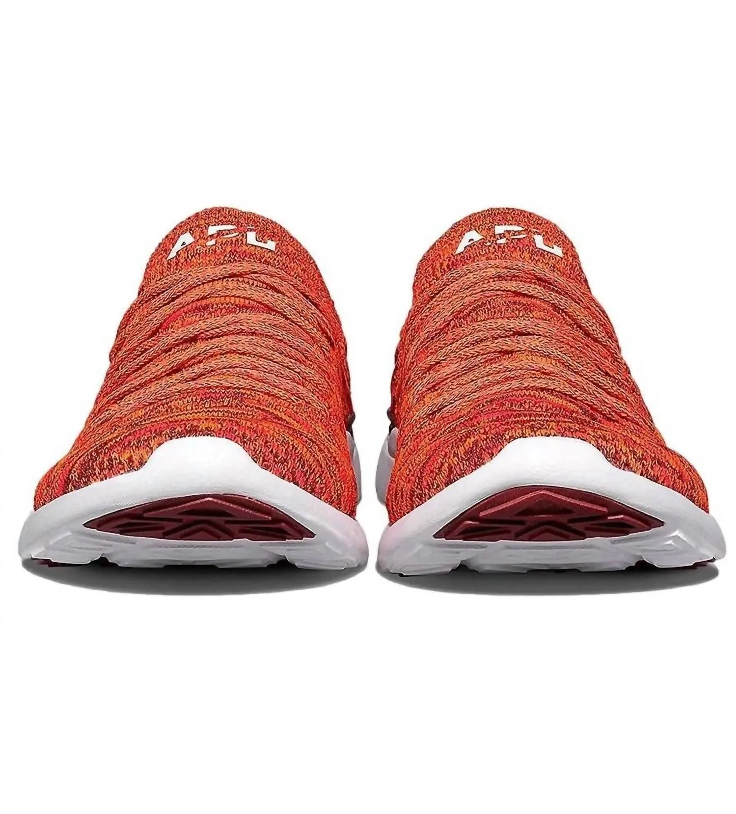 Men's Techloom Wave Sneaker In Burgundy/magenta/melange