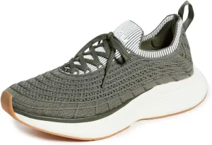 Men's Techloom Zipline Fatigue Sneakers In Fatigue/ivory, Green