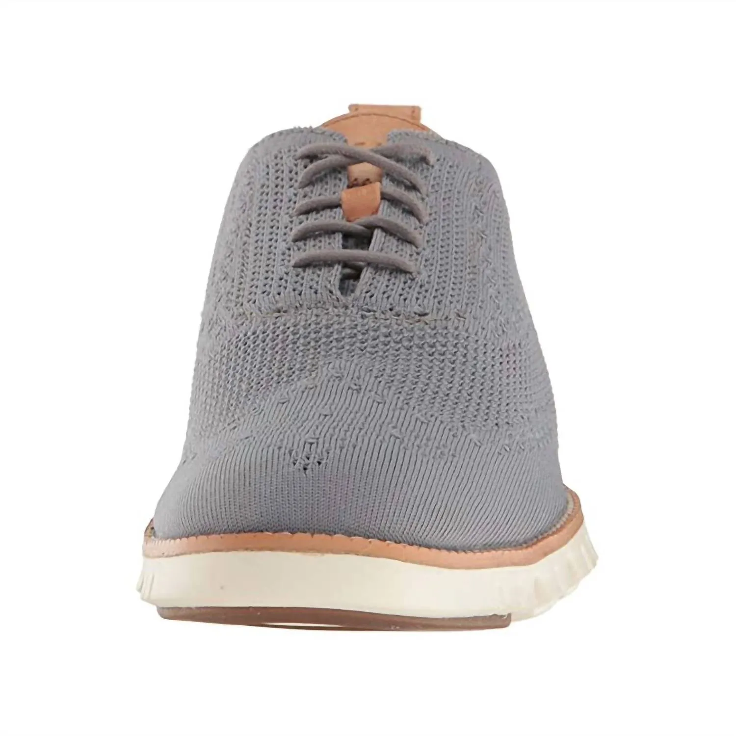 Men's Zerogrand Stitchlite Oxford Shoes In Iron Stone/ivory