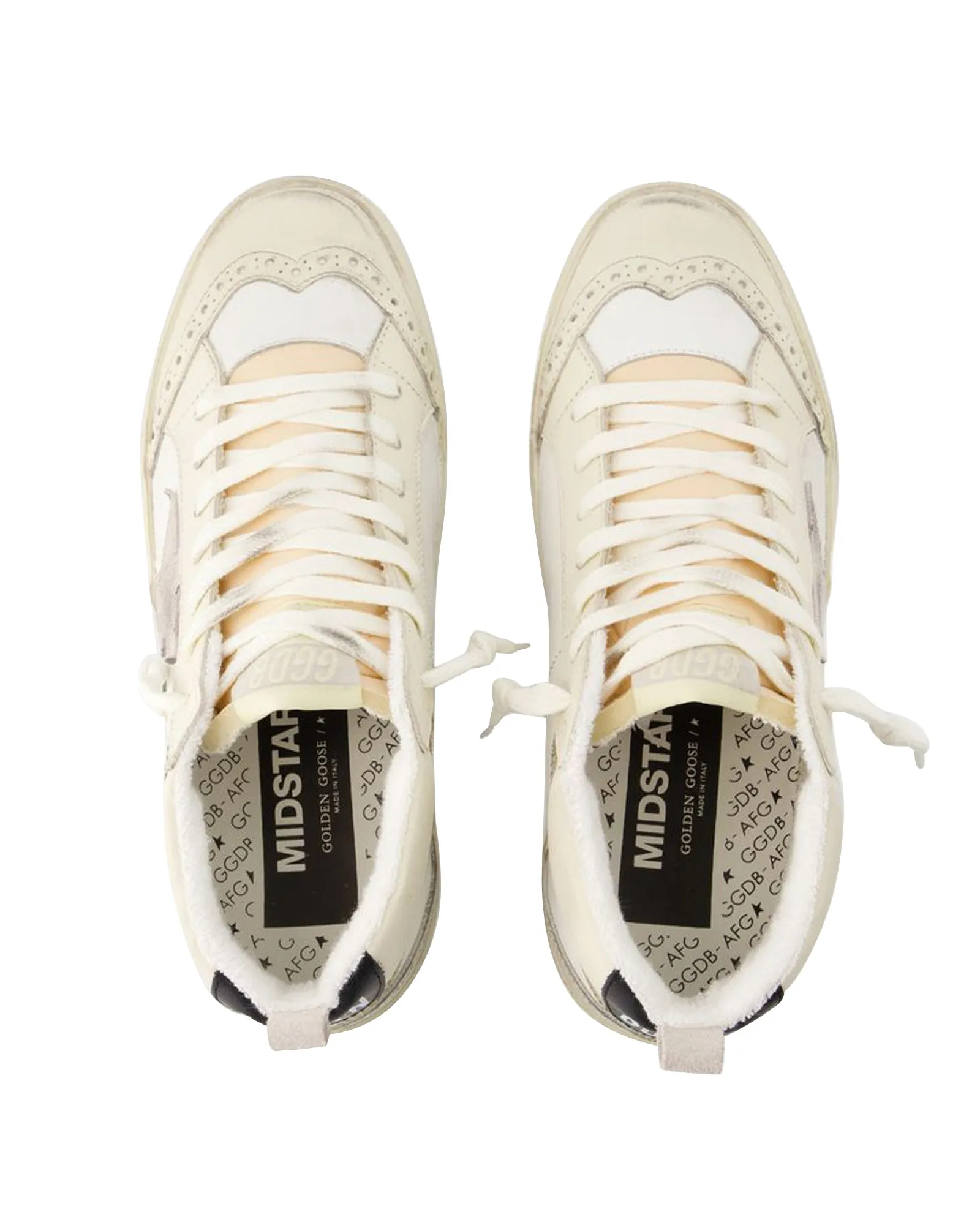 Mid Star Sneakers - Golden Goose - Multi - Leather