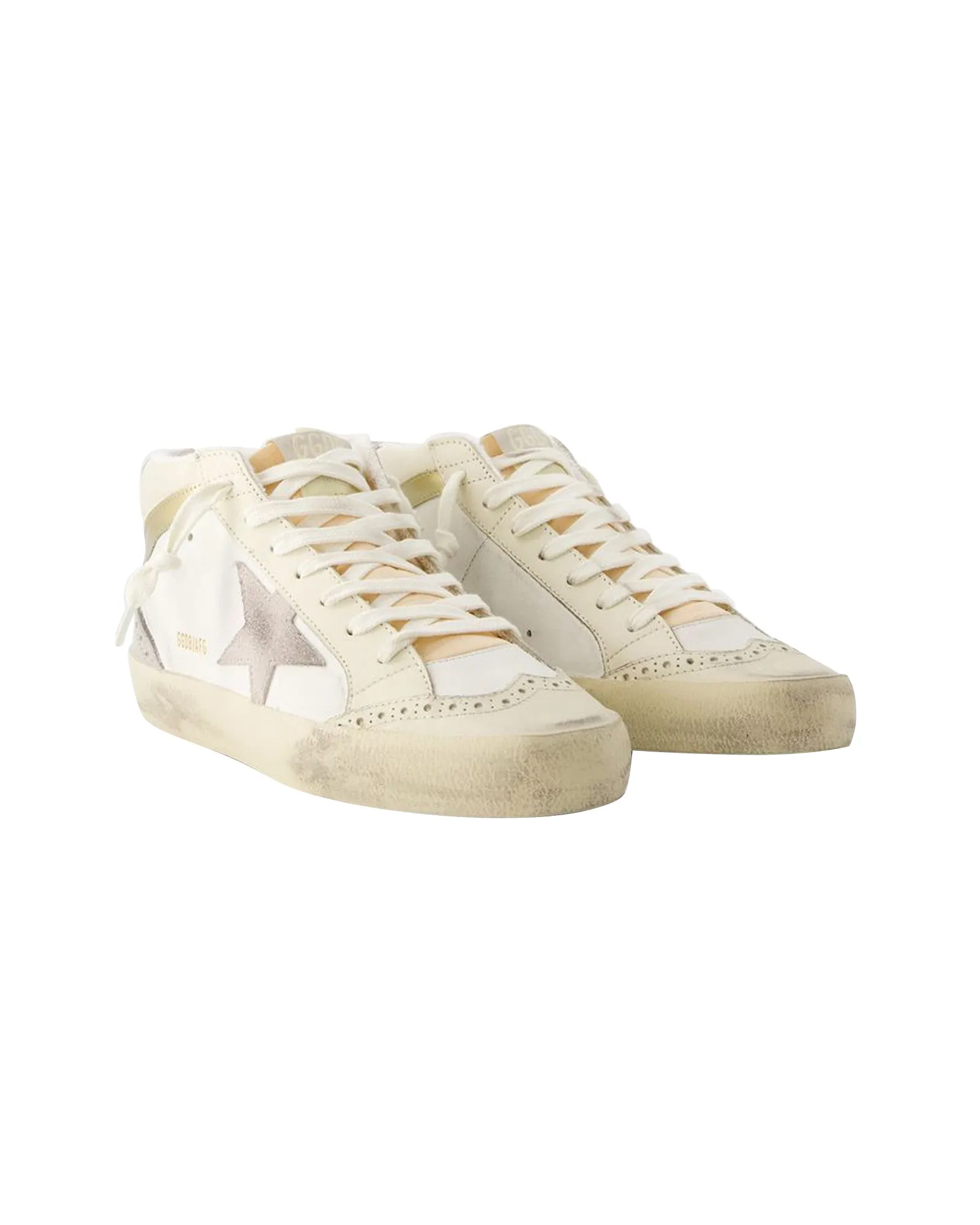 Mid Star Sneakers - Golden Goose - Multi - Leather