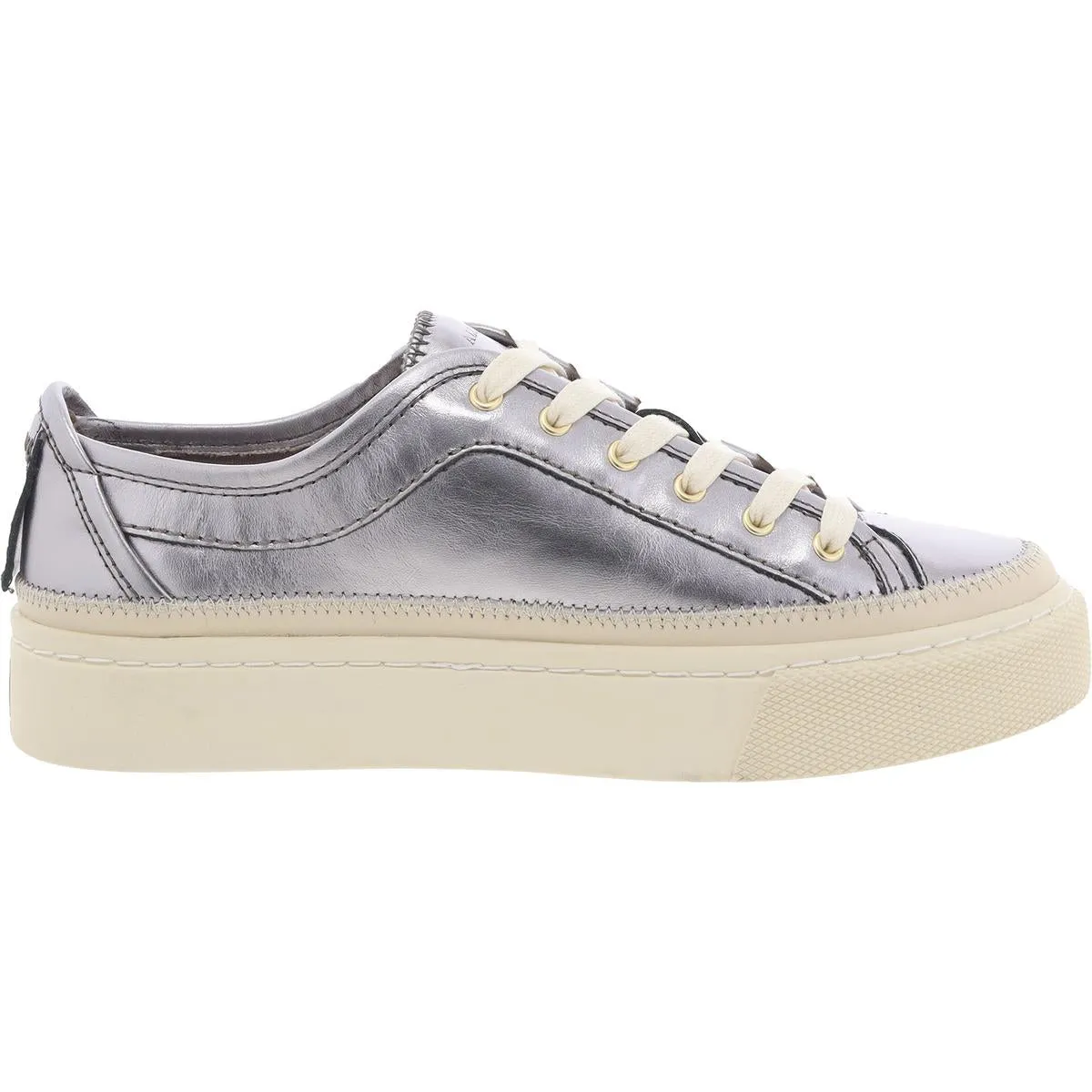 Milla Womens Lace-Up Leather Casual And Fashion Sneakers