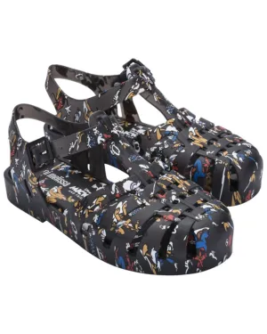 Mini Melissa Mini Poss Print   Mickey & Friends Sandal