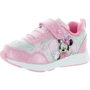 Minnie Mouse Girls Iridescent Man Made Light-Up Shoes