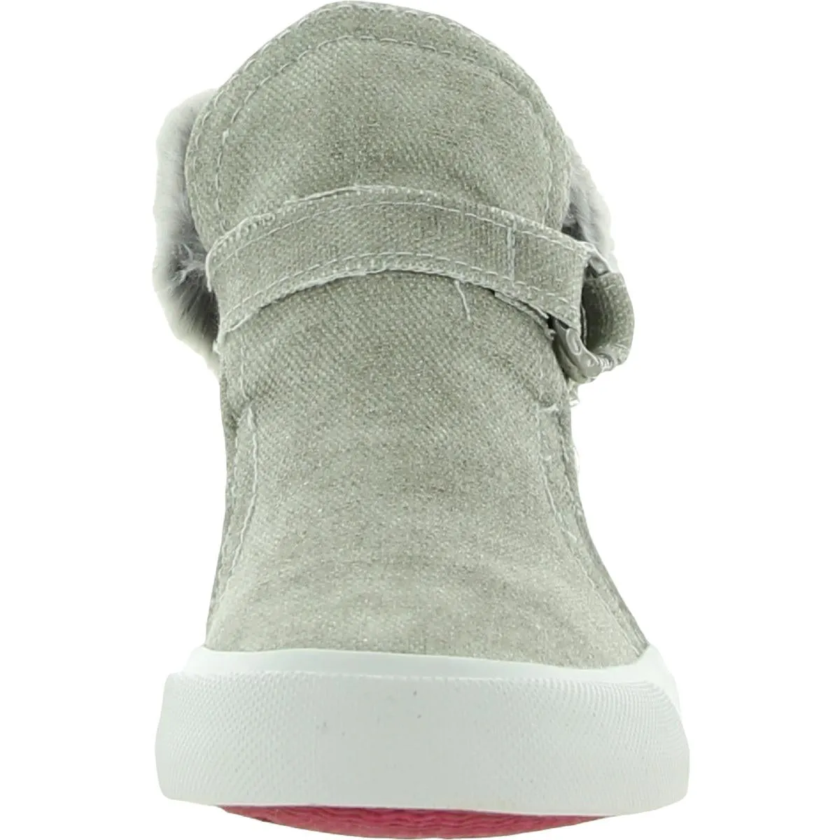 Mint Girls Canvas Faux Fur Sneakers