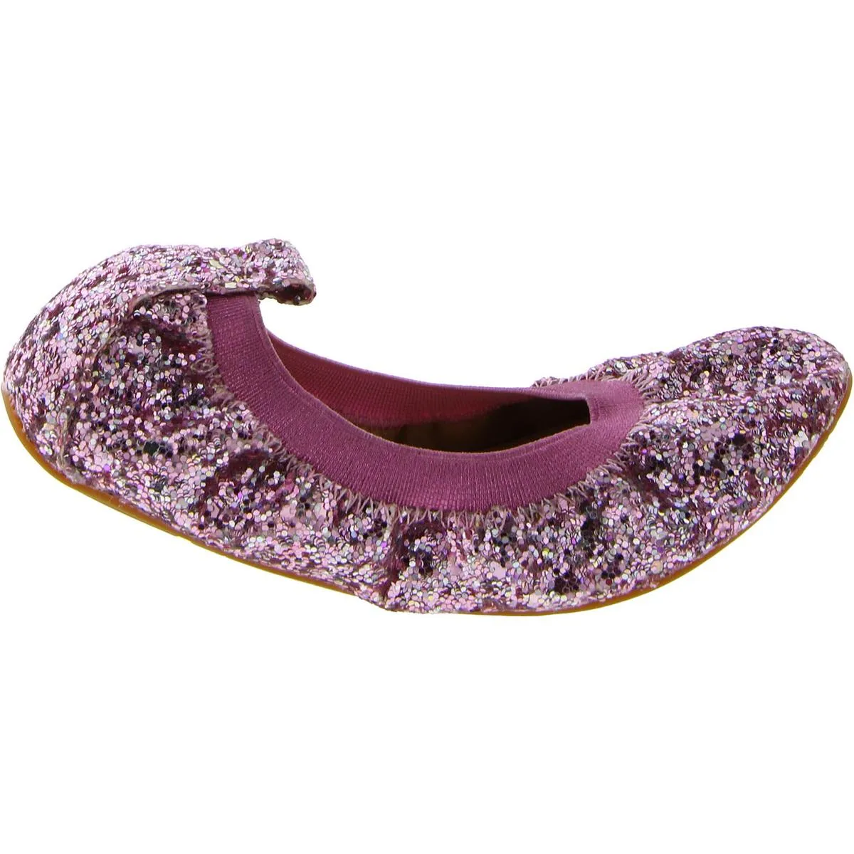 Miss Samara Girls Toddler Glitter Ballet Flats