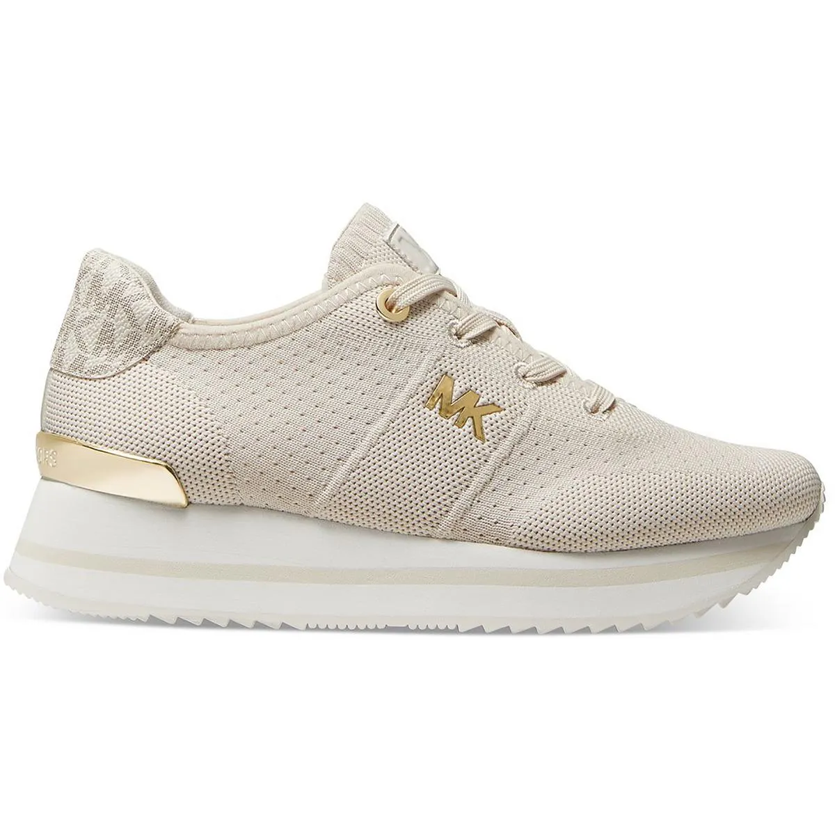 MONIQUE Womens Wedge Lace Up Casual and Fashion Sneakers