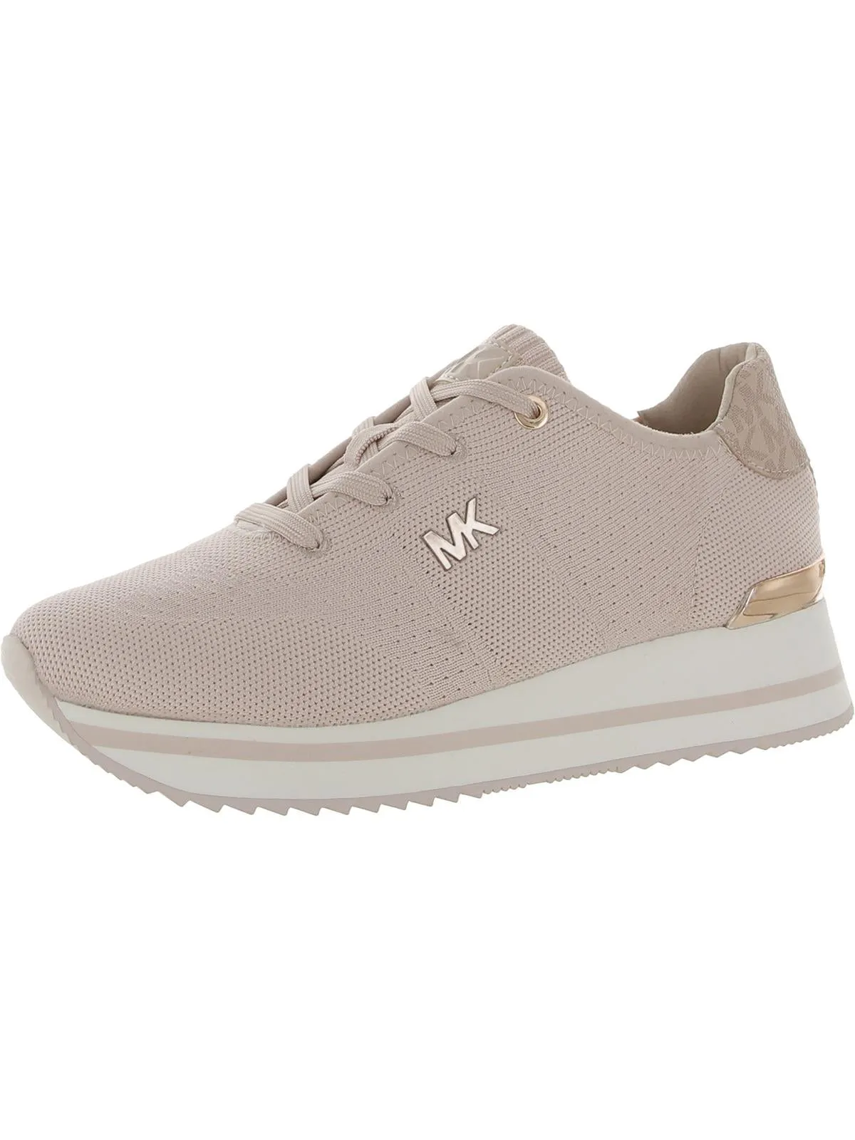 MONIQUE Womens Wedge Lace Up Casual and Fashion Sneakers