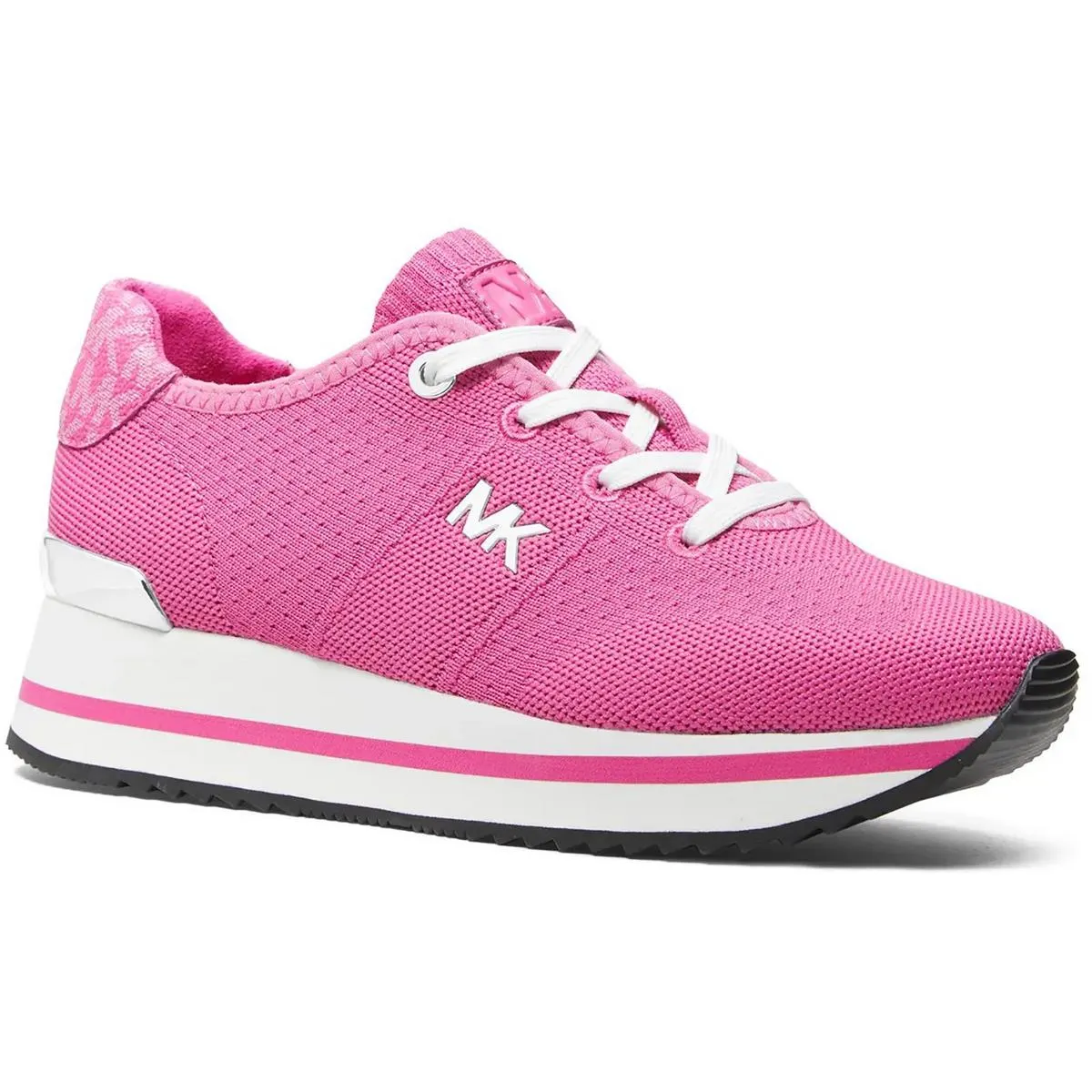 MONIQUE Womens Wedge Lace Up Casual and Fashion Sneakers