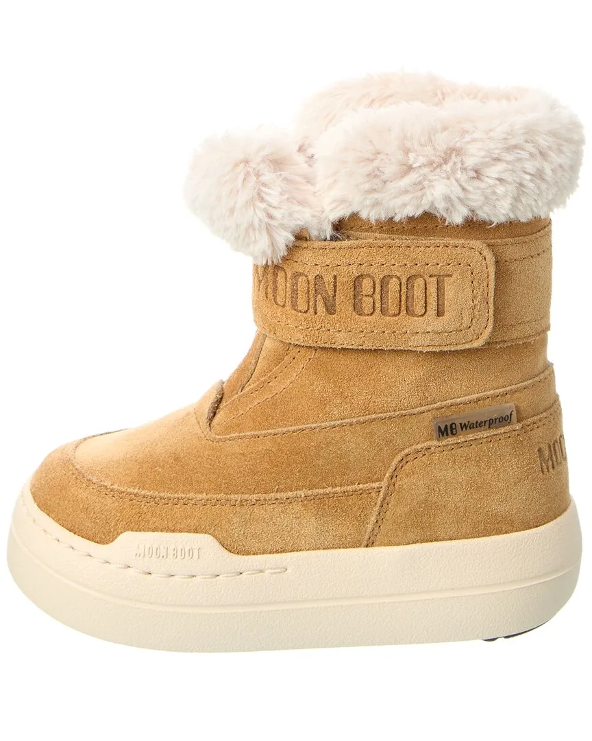 Moon Boot Jr Park Strap Suede Boot
