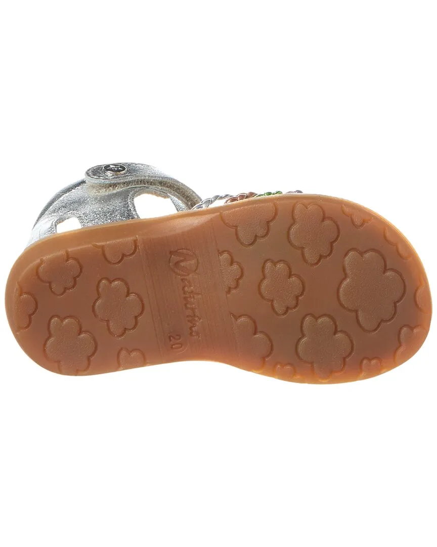 Naturino Rubino Metallic Leather Sandal