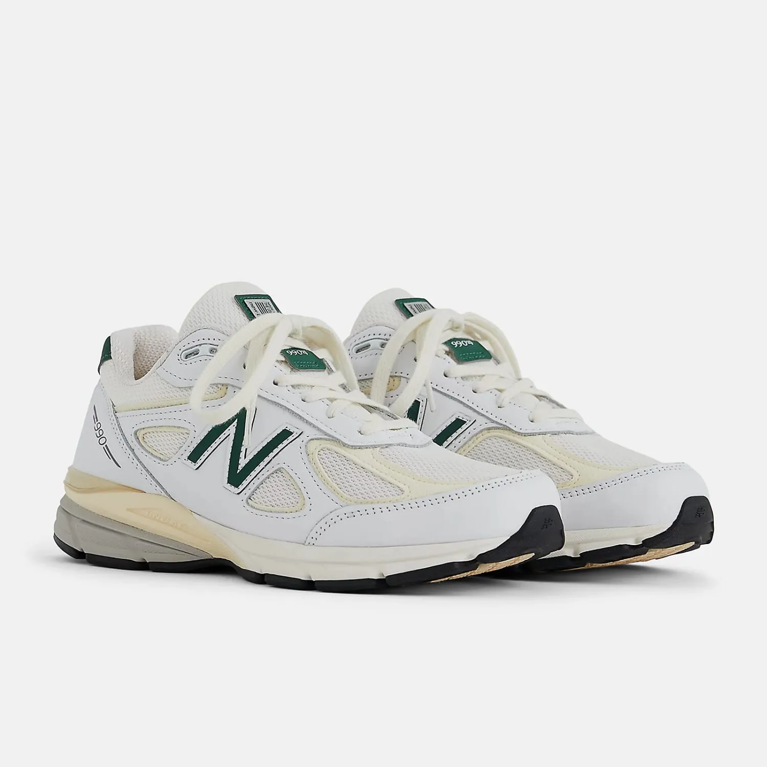 New Balance 990 V4 Calcium/Forest Green  U990TC4 Men's