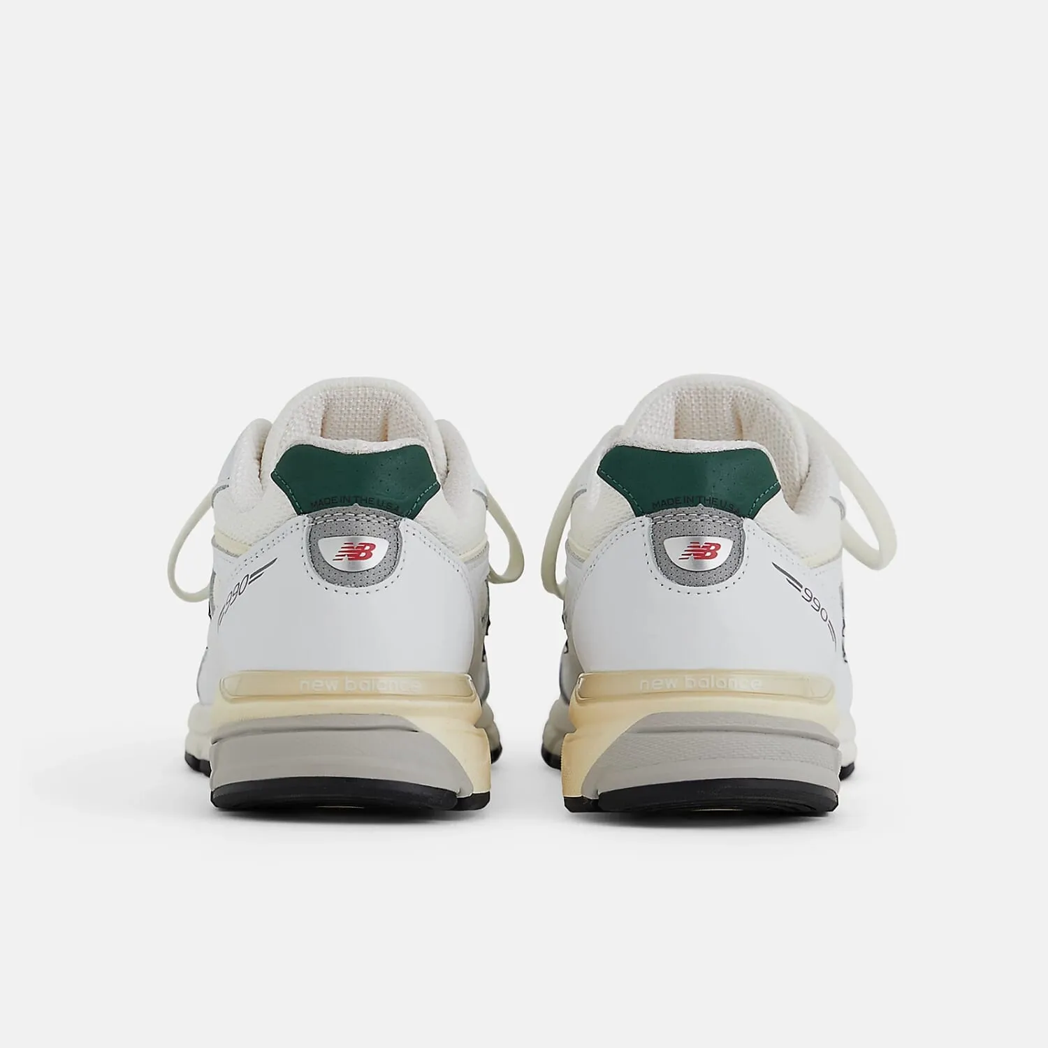 New Balance 990 V4 Calcium/Forest Green  U990TC4 Men's