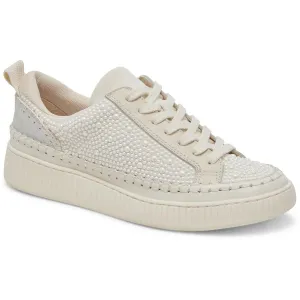 NICONA PEARL Womens Embellished Leather Casual And Fashion Sneakers