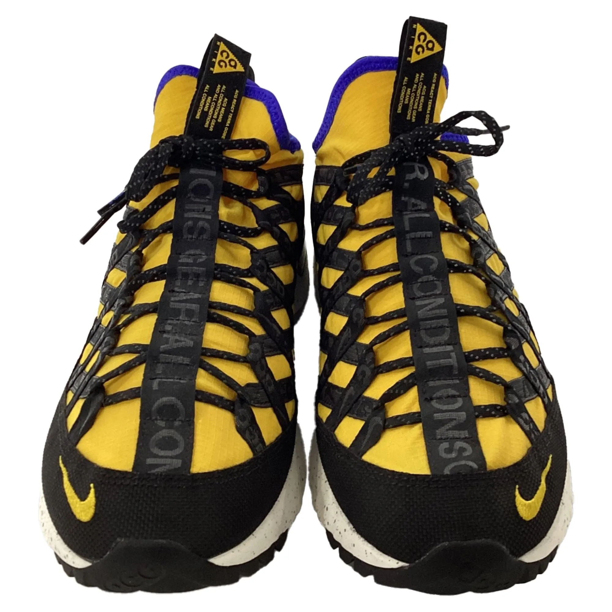 Nike ACG React Terra Gobe Sneakers in Yellow Synthetic