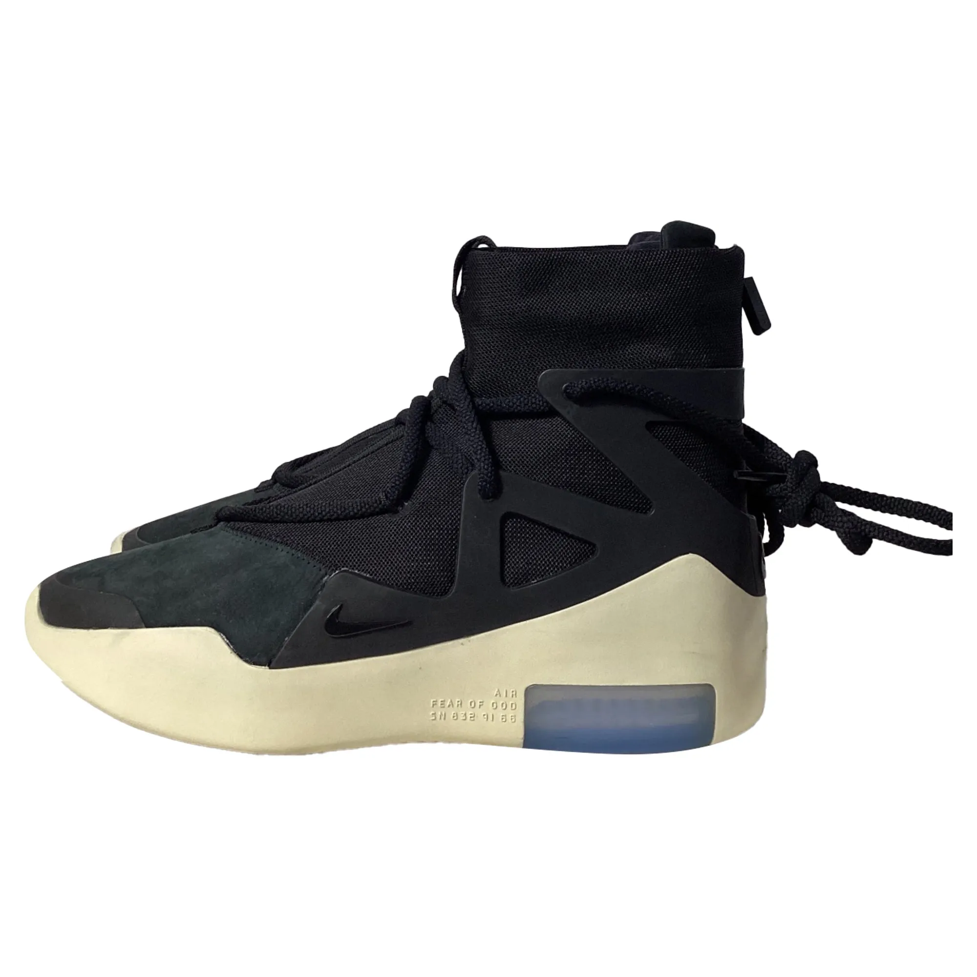 Nike Air Fear Of God 1 Sneakers in Black Polyester