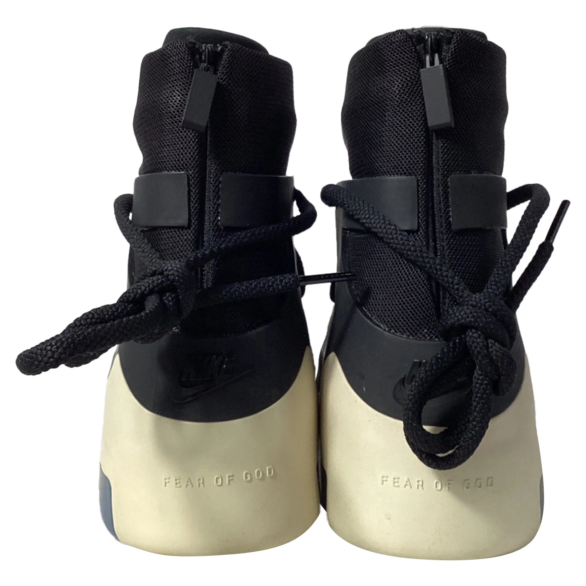 Nike Air Fear Of God 1 Sneakers in Black Polyester