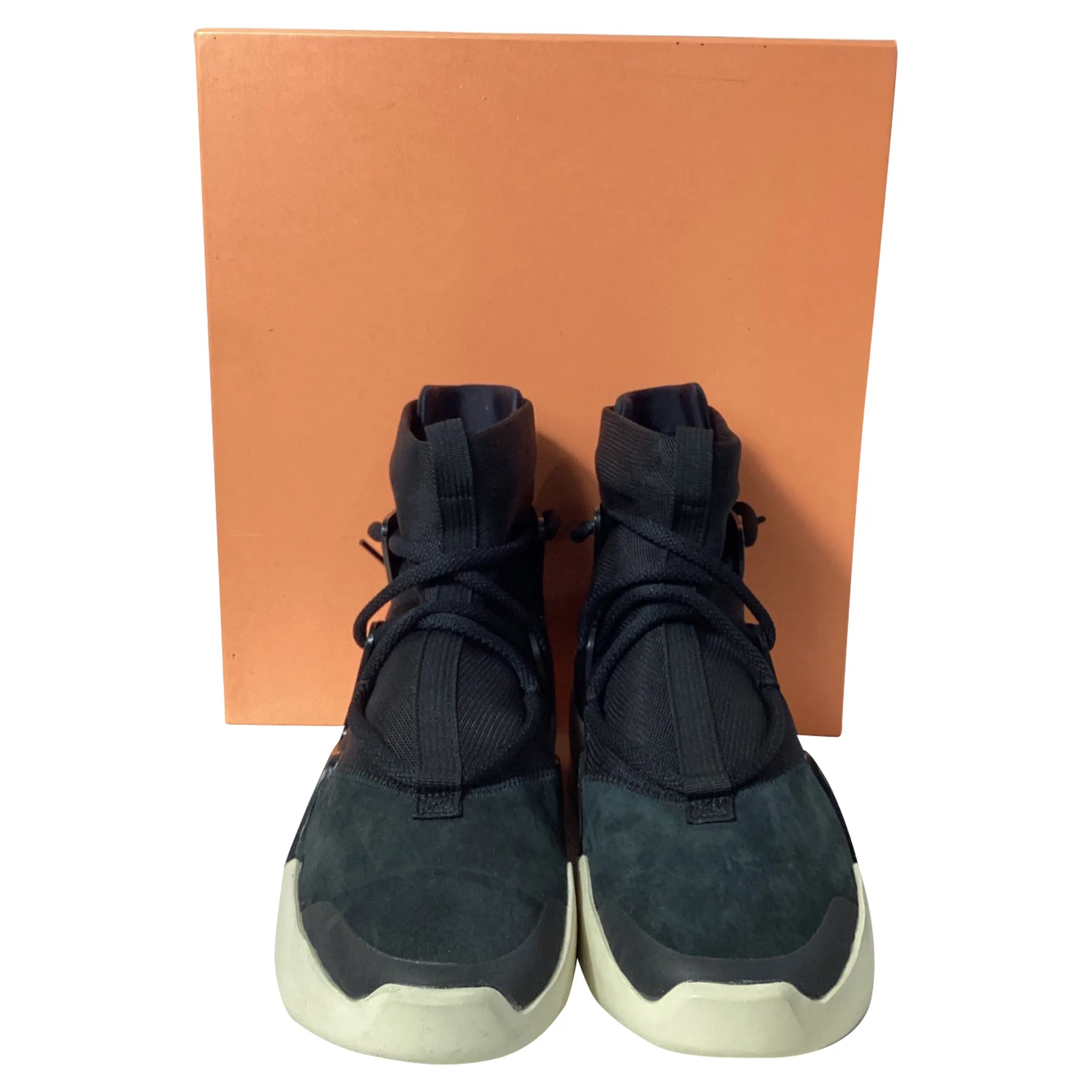 Nike Air Fear Of God 1 Sneakers in Black Polyester