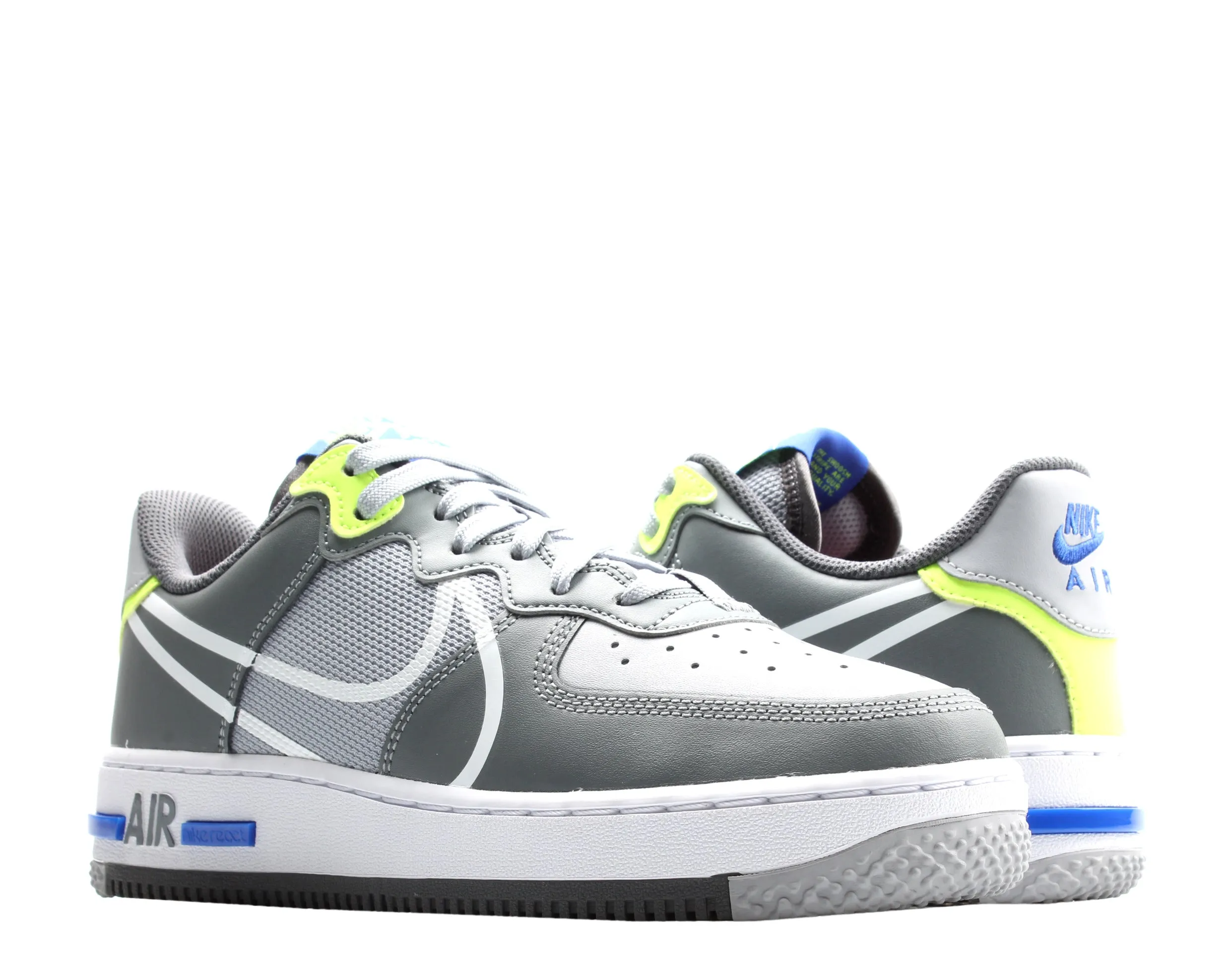 Nike Air Force 1 React Wolf Grey/White-Smoke Men's Basketball Shoes CD4366-002
