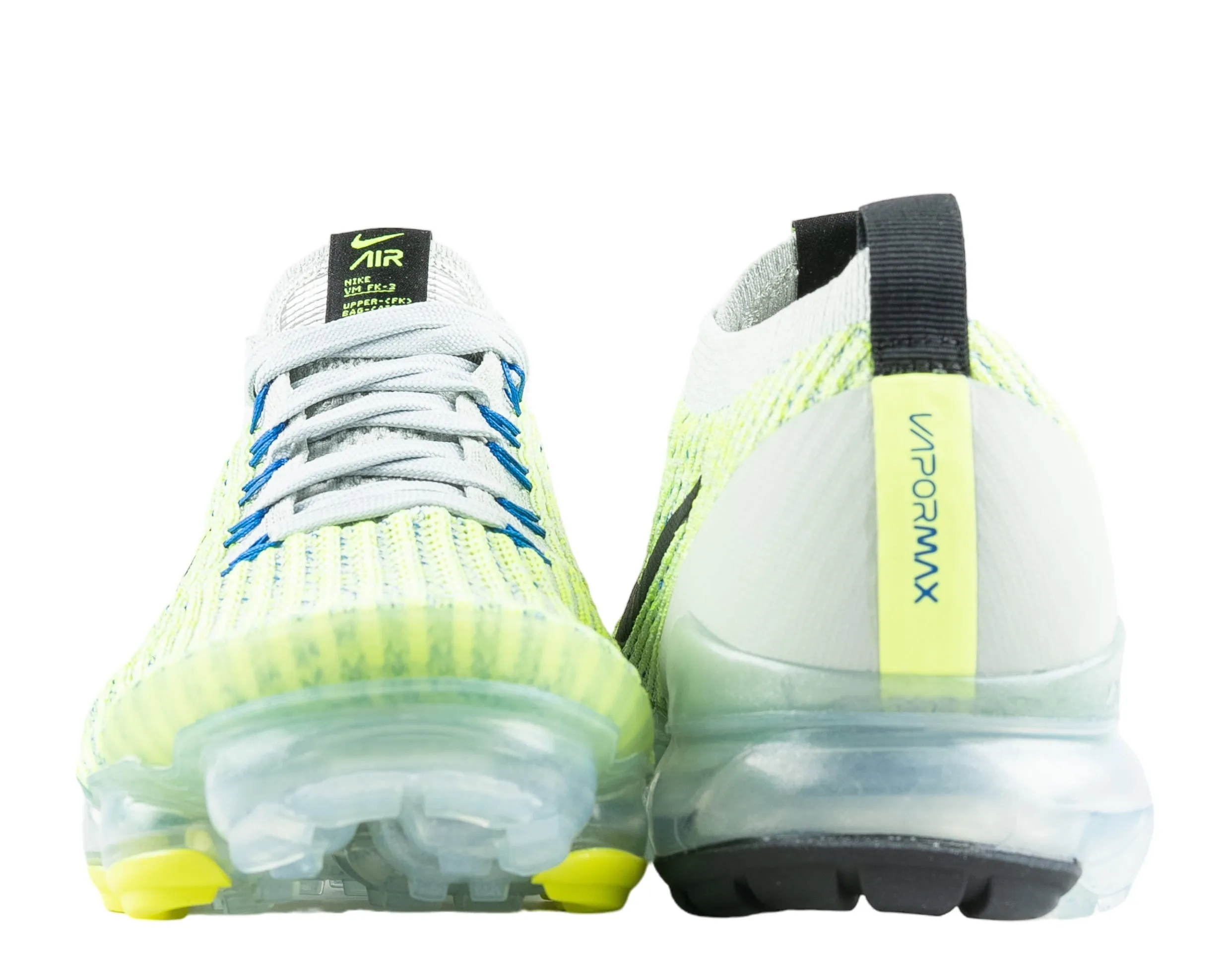 Nike Air Max Vapormax Flyknit 3 Silver/Black-Volt Men's Running Shoes AJ6900-005