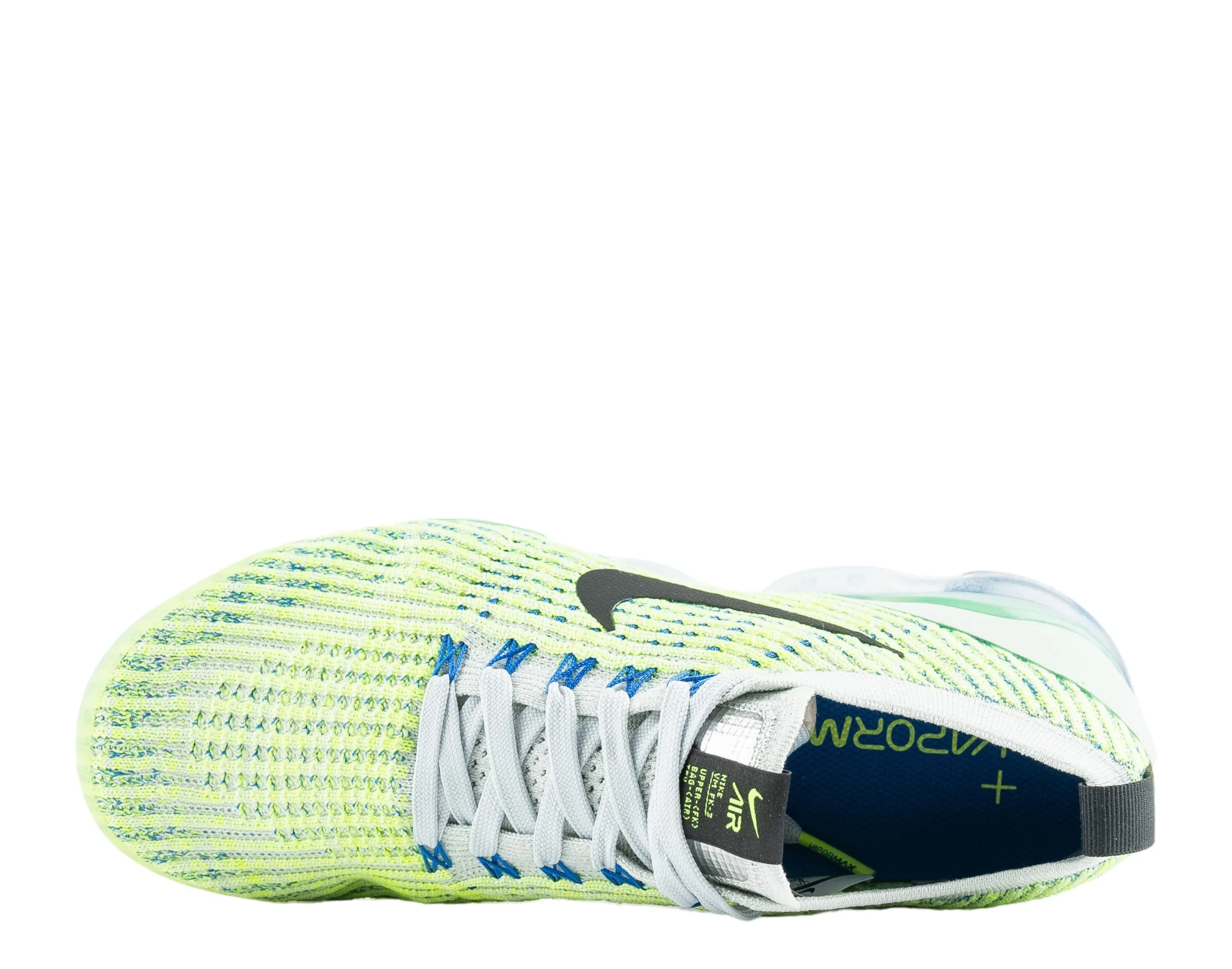Nike Air Max Vapormax Flyknit 3 Silver/Black-Volt Men's Running Shoes AJ6900-005