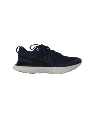 Nike Blue Infinity React 2 in Navy Blue Mesh Polyester