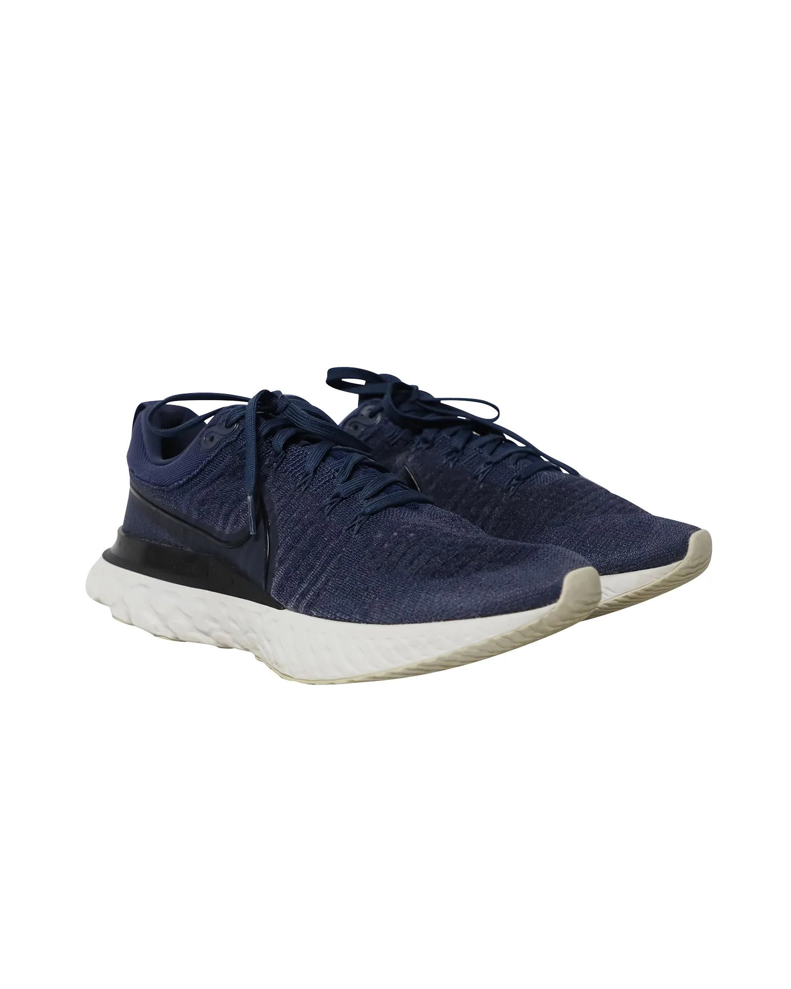 Nike Blue Infinity React 2 in Navy Blue Mesh Polyester