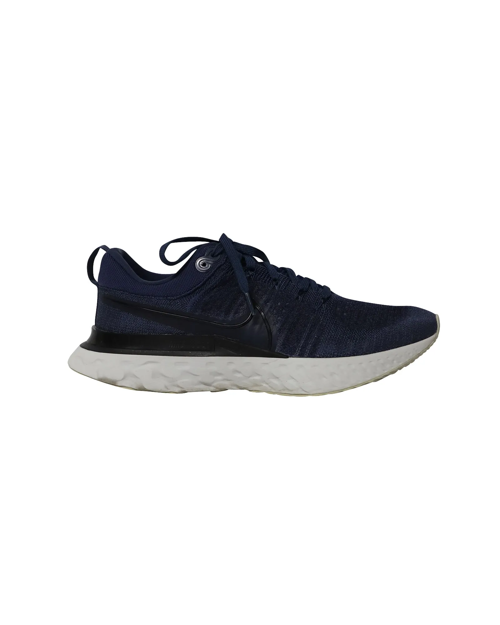 Nike Blue Infinity React 2 in Navy Blue Mesh Polyester