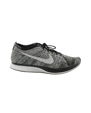 Nike Flyknit Racer Sneaker in Oreo Grey Synthetic