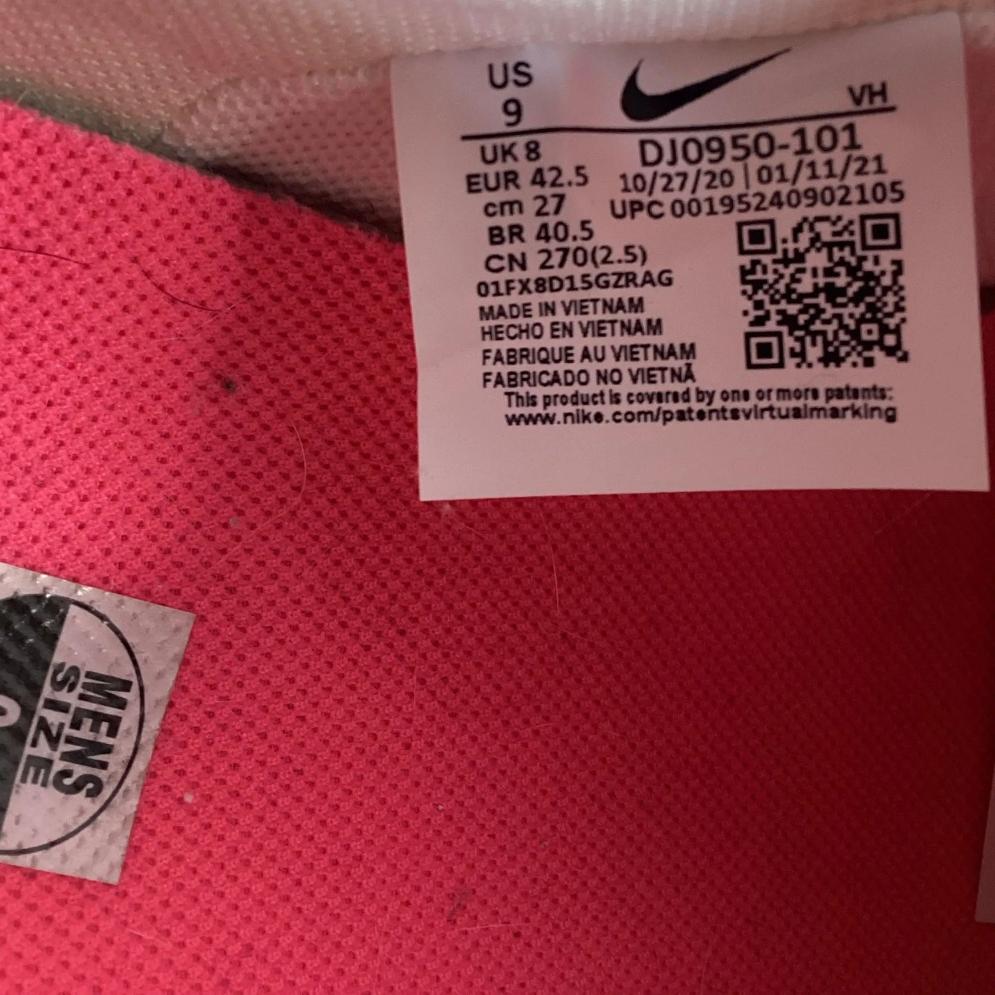 Nike x Off-White Dunk Lot 15 Sneakers in Grey Suede