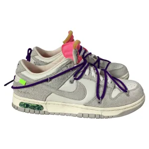 Nike x Off-White Dunk Lot 15 Sneakers in Grey Suede