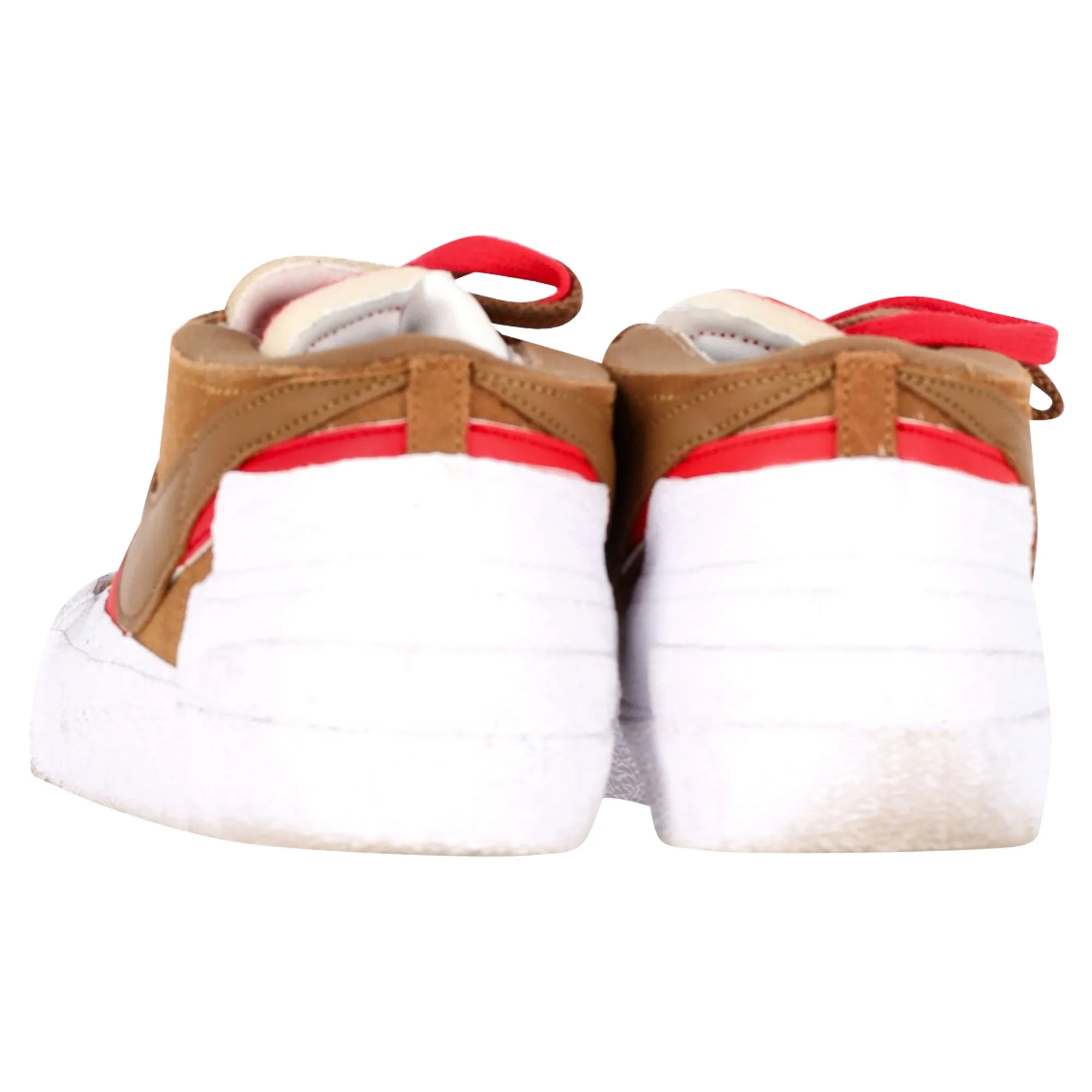 Nike x Sacai Blazer Low Sneakers in Brown Leather