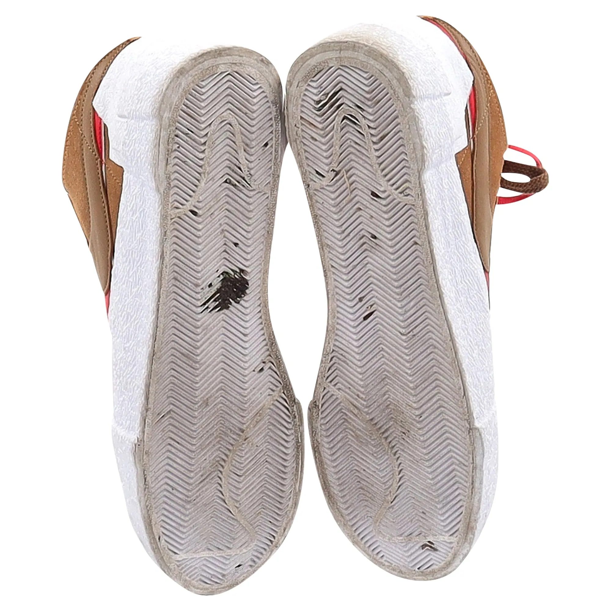 Nike x Sacai Blazer Low Sneakers in Brown Leather