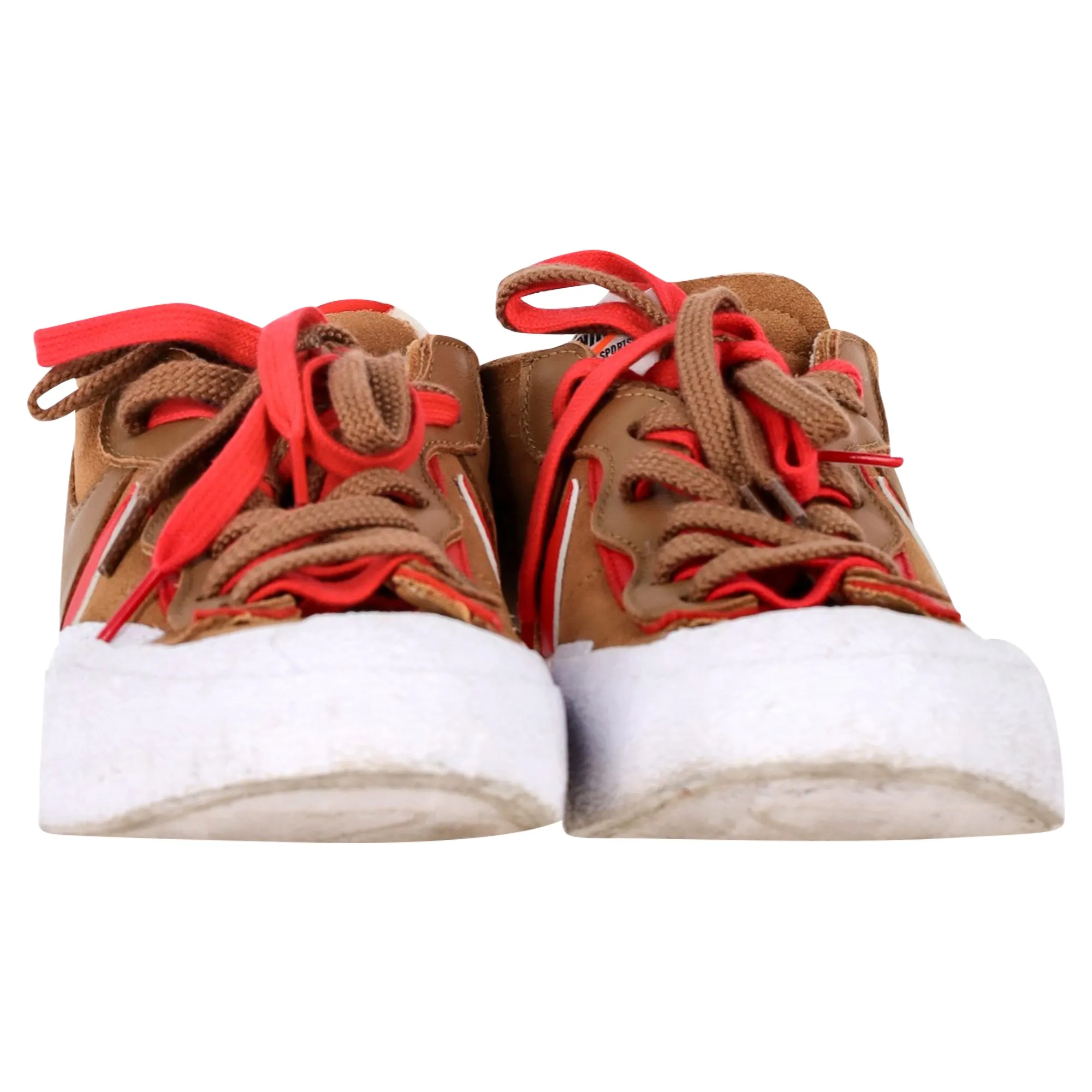 Nike x Sacai Blazer Low Sneakers in Brown Leather