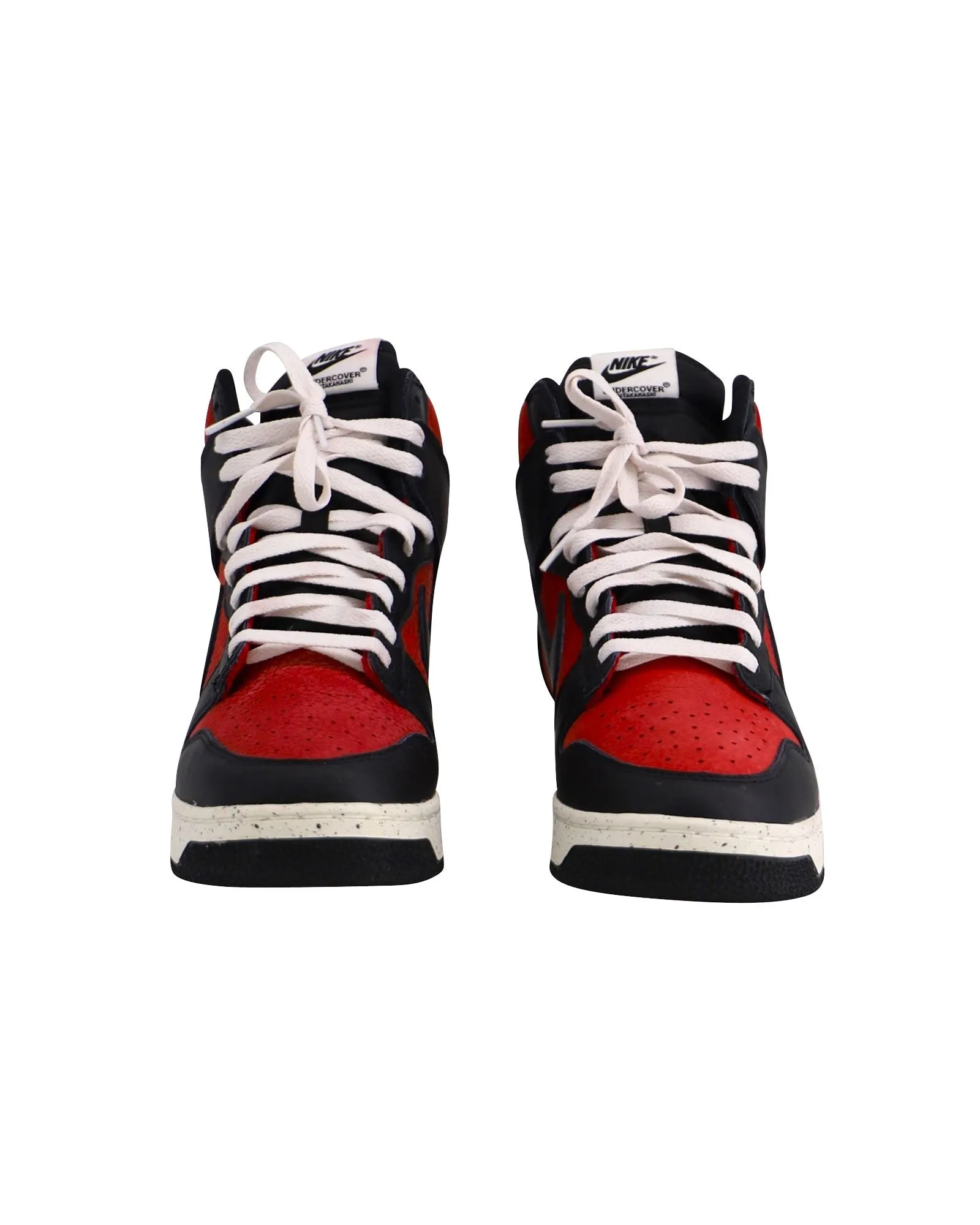 Nike x Undercover Dunk High 1985 in Gym Red Leather