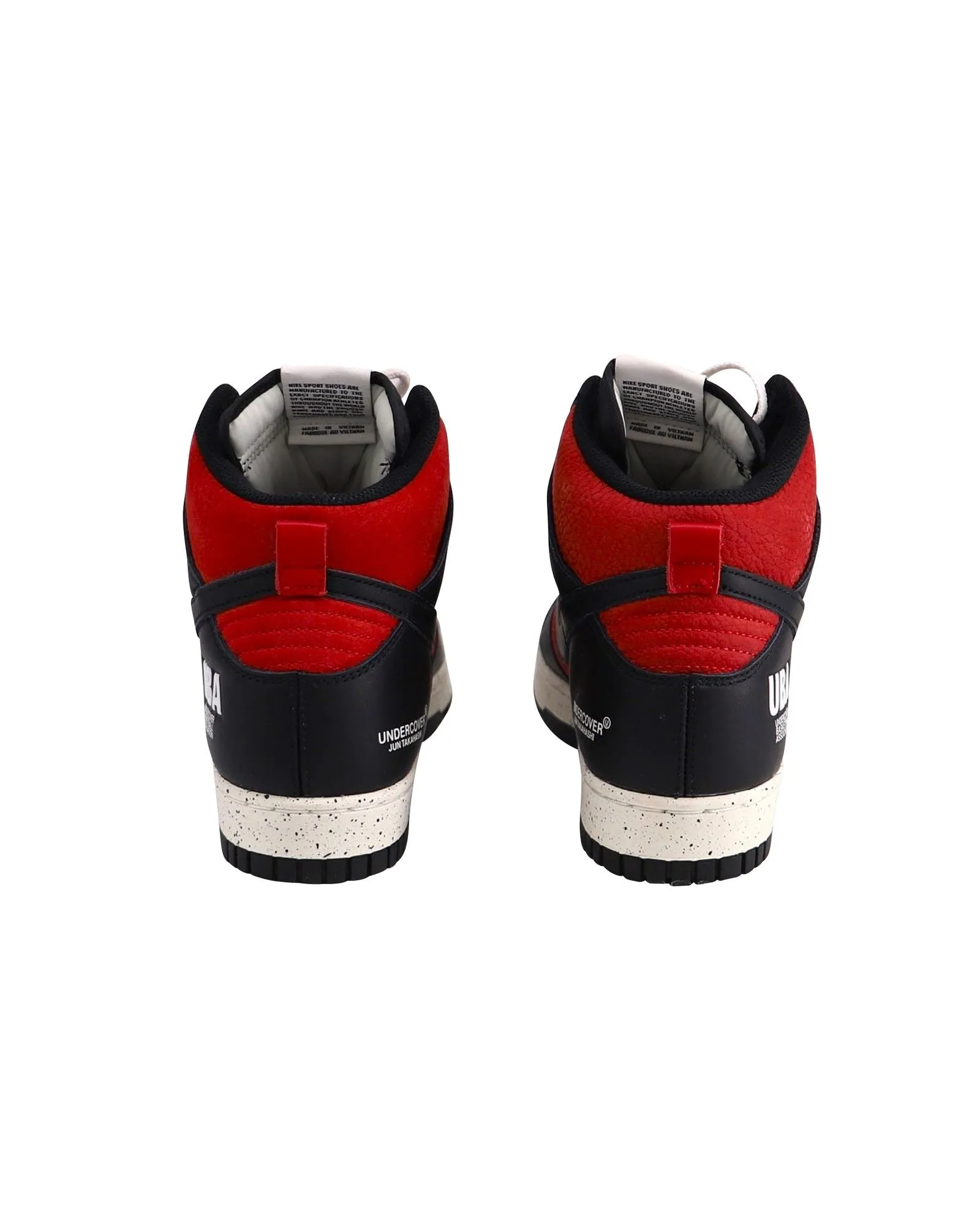Nike x Undercover Dunk High 1985 in Gym Red Leather