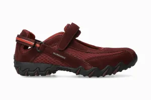 Niro Rugged Mary Jane In Burgundy