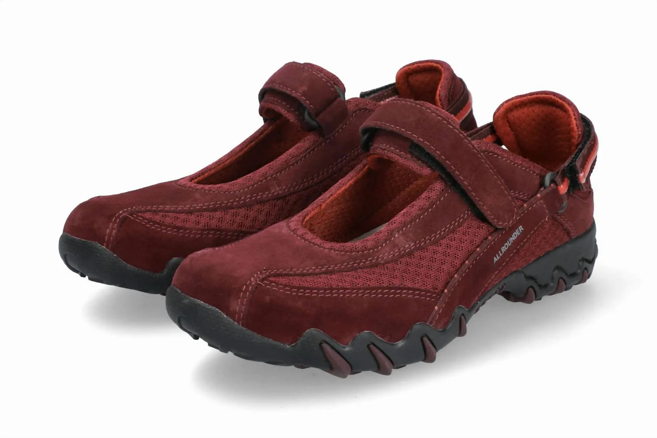 Niro Rugged Mary Jane In Burgundy