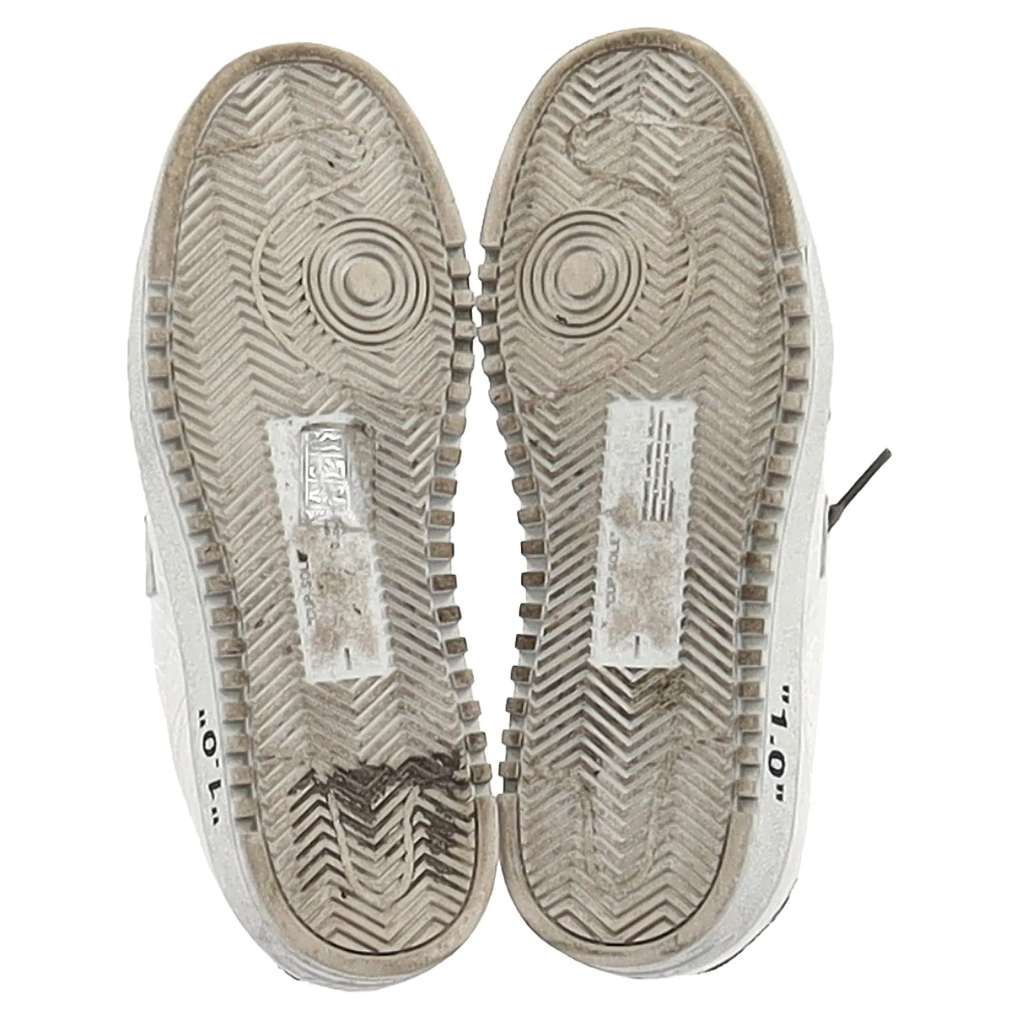 Off-White 2.0  Glitter Detail Lace Low Top Sneakers in White Leather