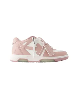 Out Of Office Sneakers - Off White - Leather - White/Pink