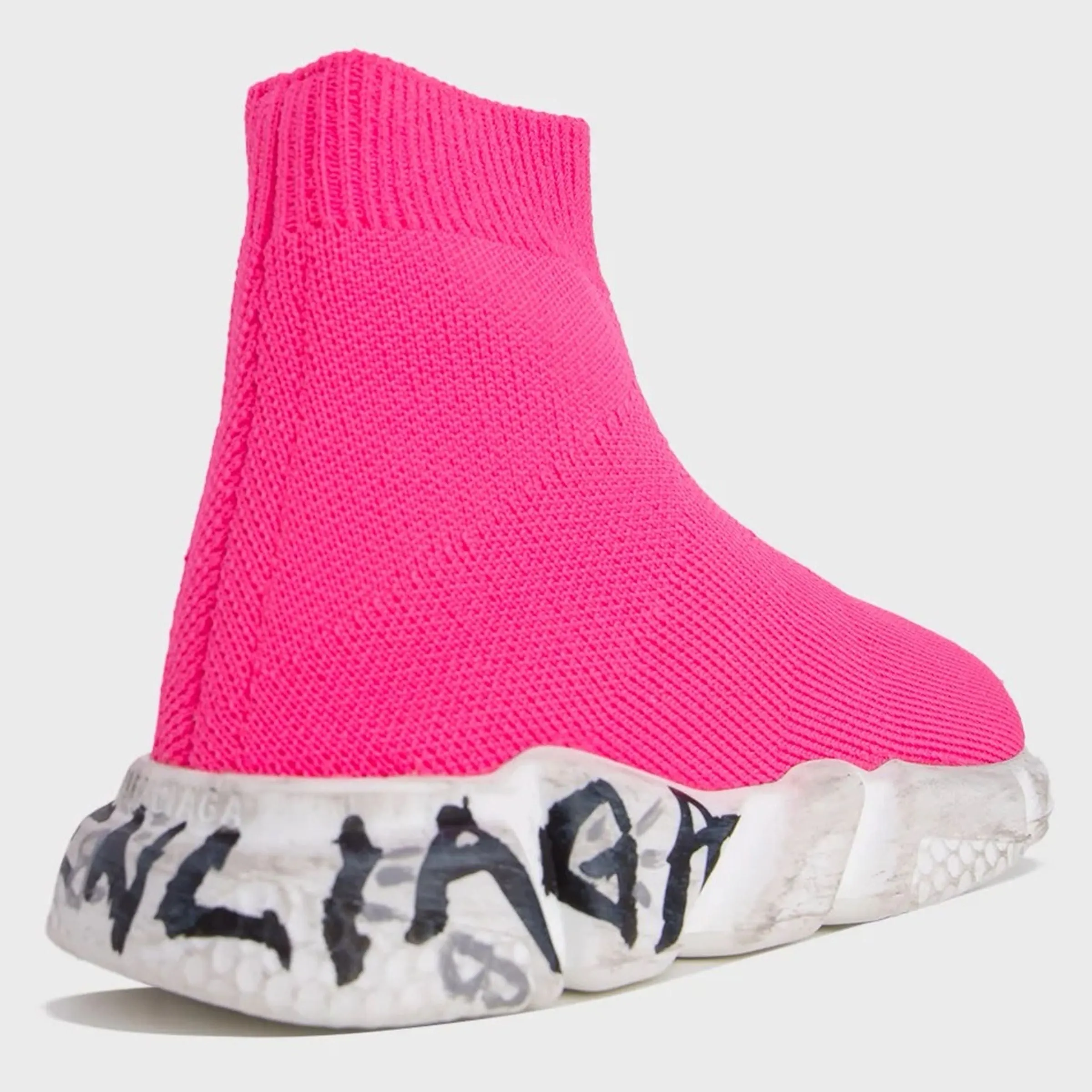 Pink Speed Graffiti Sneakers