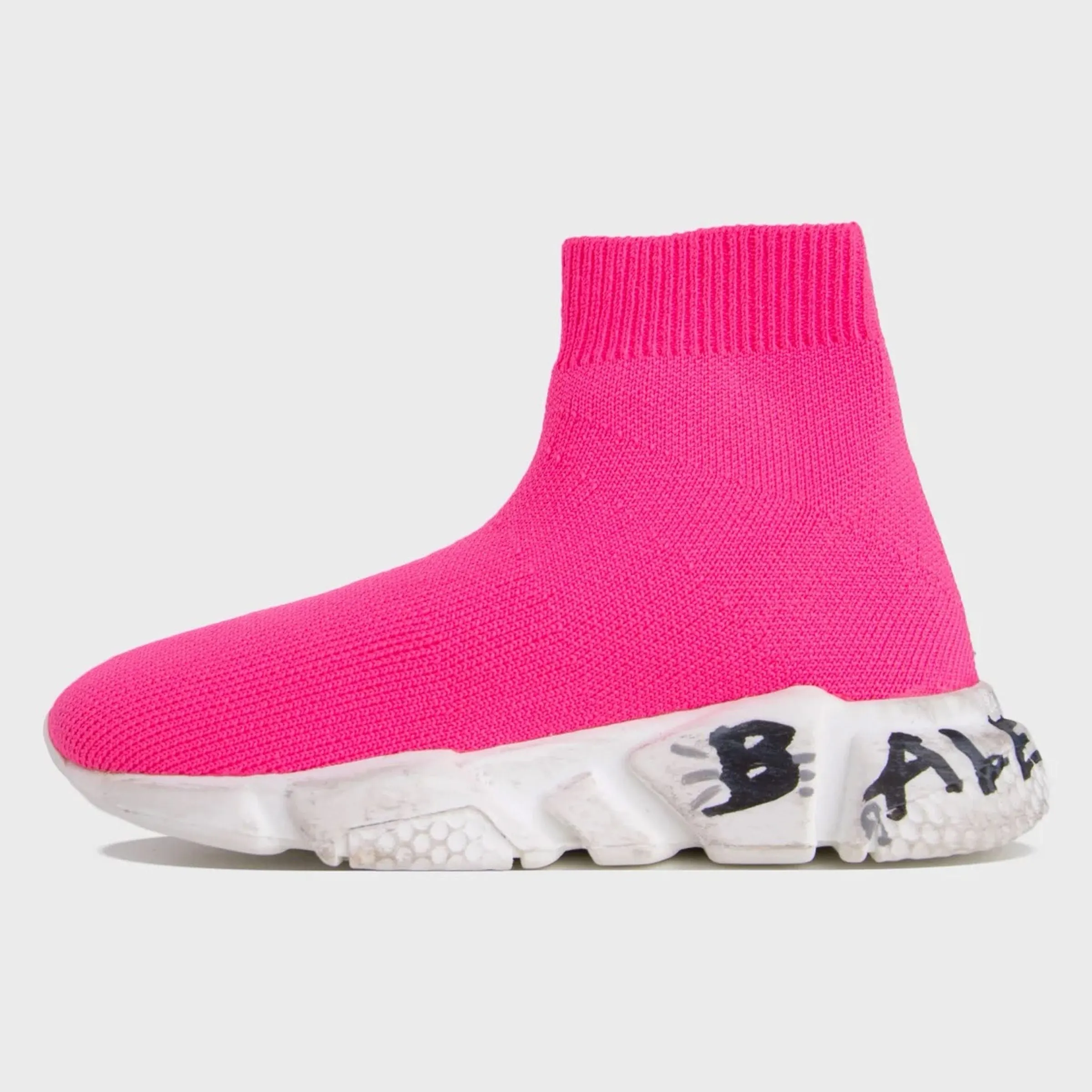 Pink Speed Graffiti Sneakers