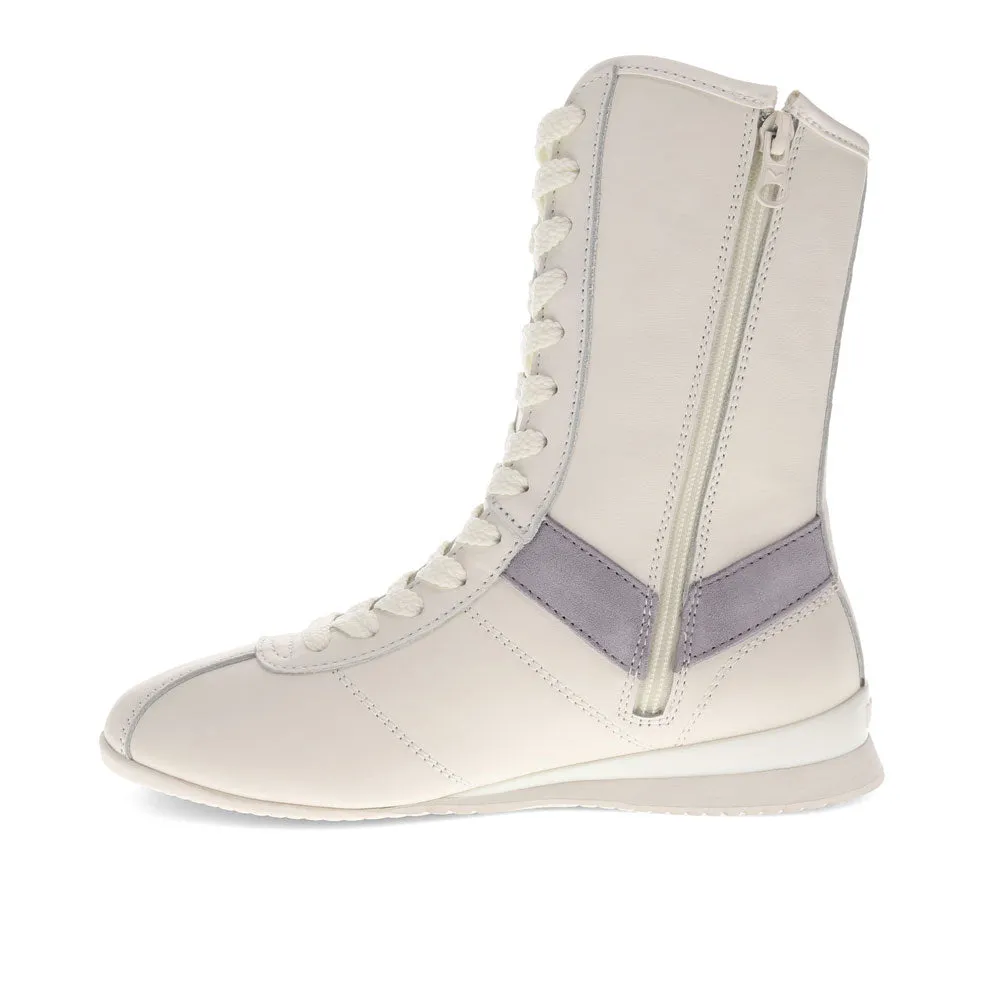 PONY Womens KO-80 High Classic Genuine Leather and Suede Premium Lace Up Athletic Sneaker Shoe